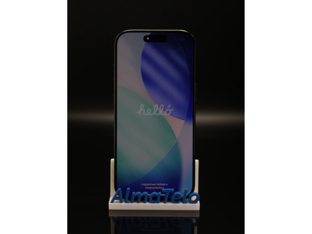 Apple iPhone 16 Pro 256 GB Black Titanium 90% akku - 12 HÓ GARANCIA