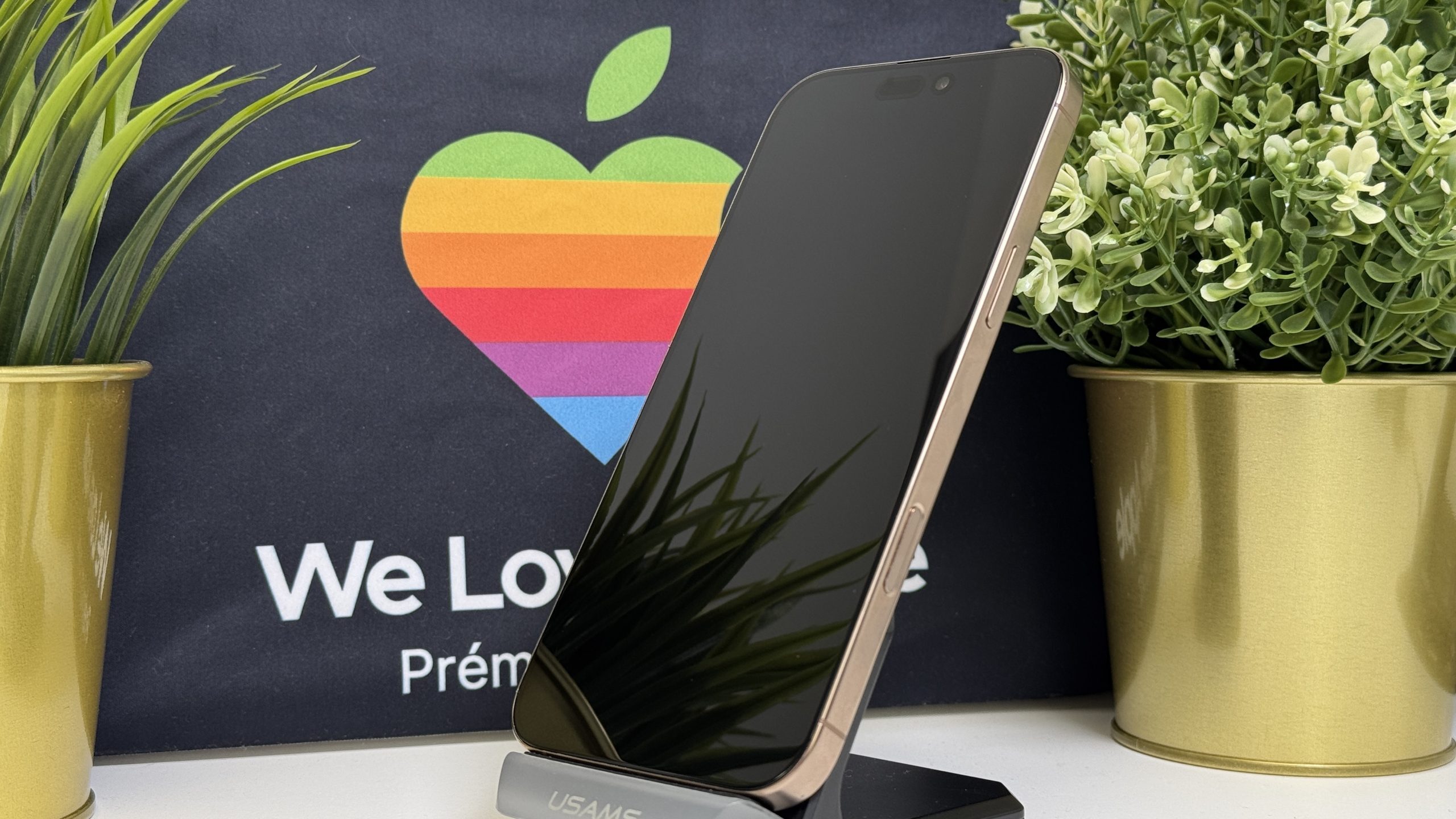 iPhone 16 Pro Max 256GB, Sivatagszínű Titán, Független, Számla, 2 Év Garancia, 92%