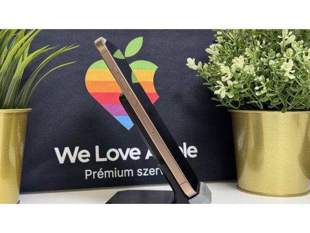 iPhone 16 Pro Max 256GB, Sivatagszínű Titán, Független, Számla, 2 Év Garancia, 92%
