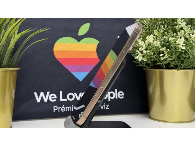 iPhone 16 Pro Max 256GB, Sivatagszínű Titán, Független, Számla, 2 Év Garancia, 92%