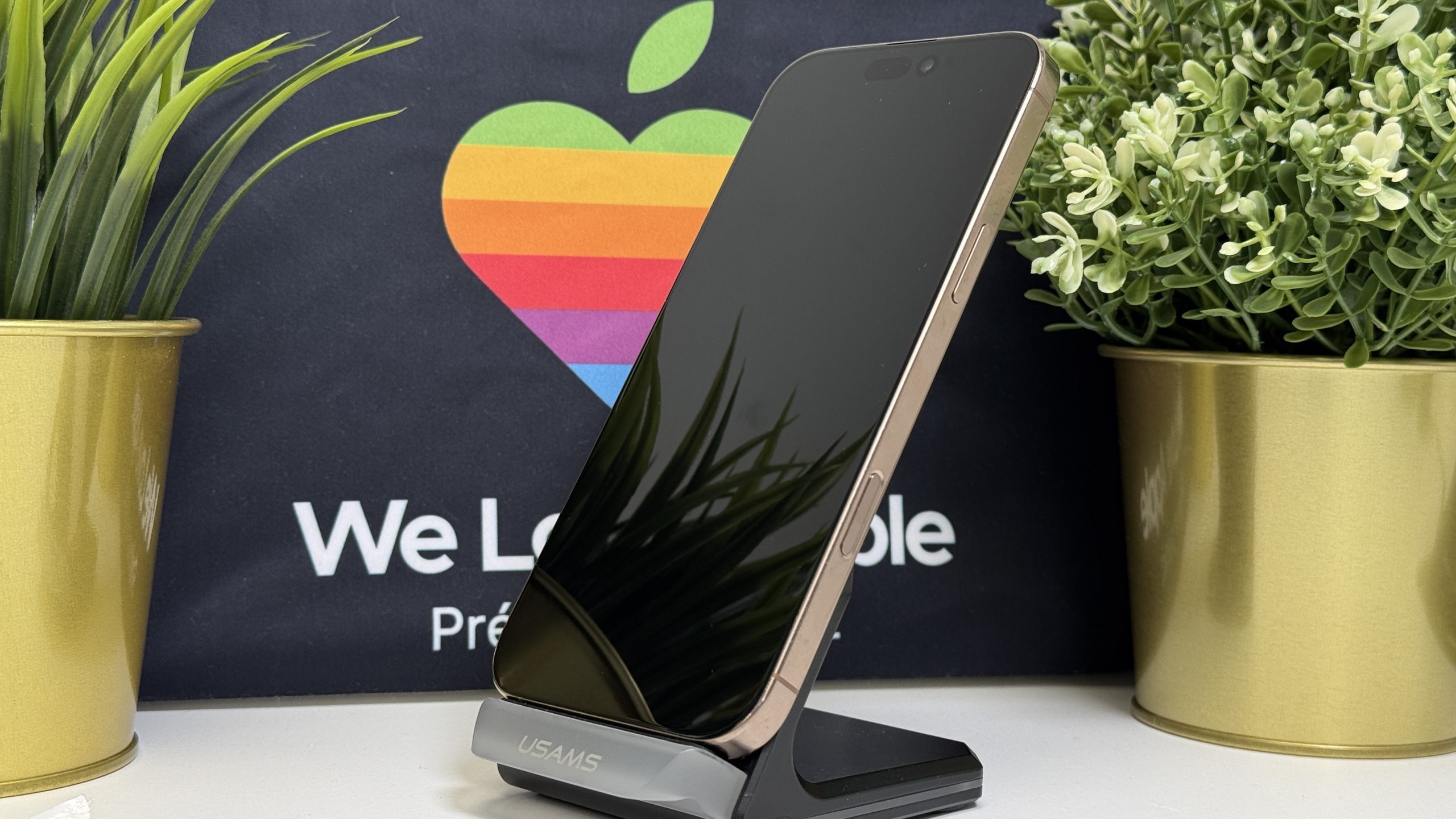 iPhone 16 Pro Max 256GB, Sivatagszínű Titán, Független, Számla, 2 Év Garancia, 92%