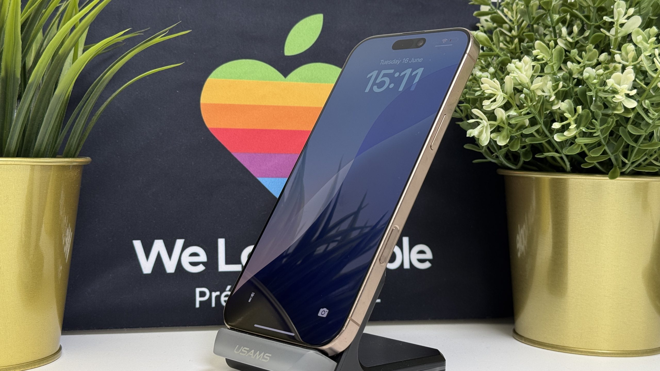 iPhone 16 Pro Max 256GB, Sivatagszínű Titán, Független, Számla, 2 Év Garancia, 92%