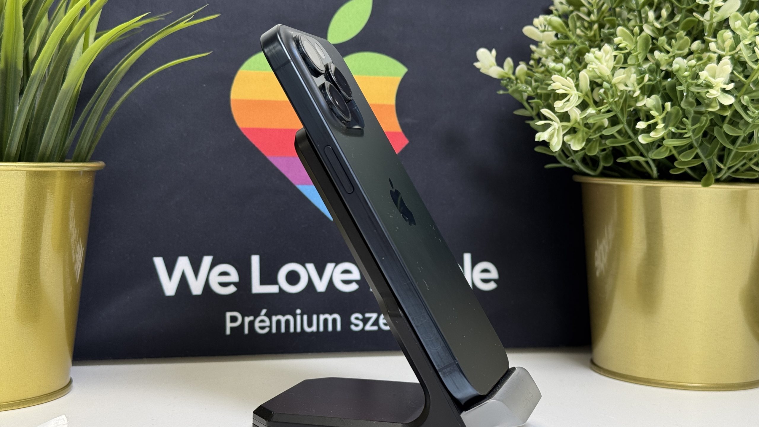 iPhone 15 Pro 512GB, Kék Titán, Független, Számla, 2 Év Garancia, 100%