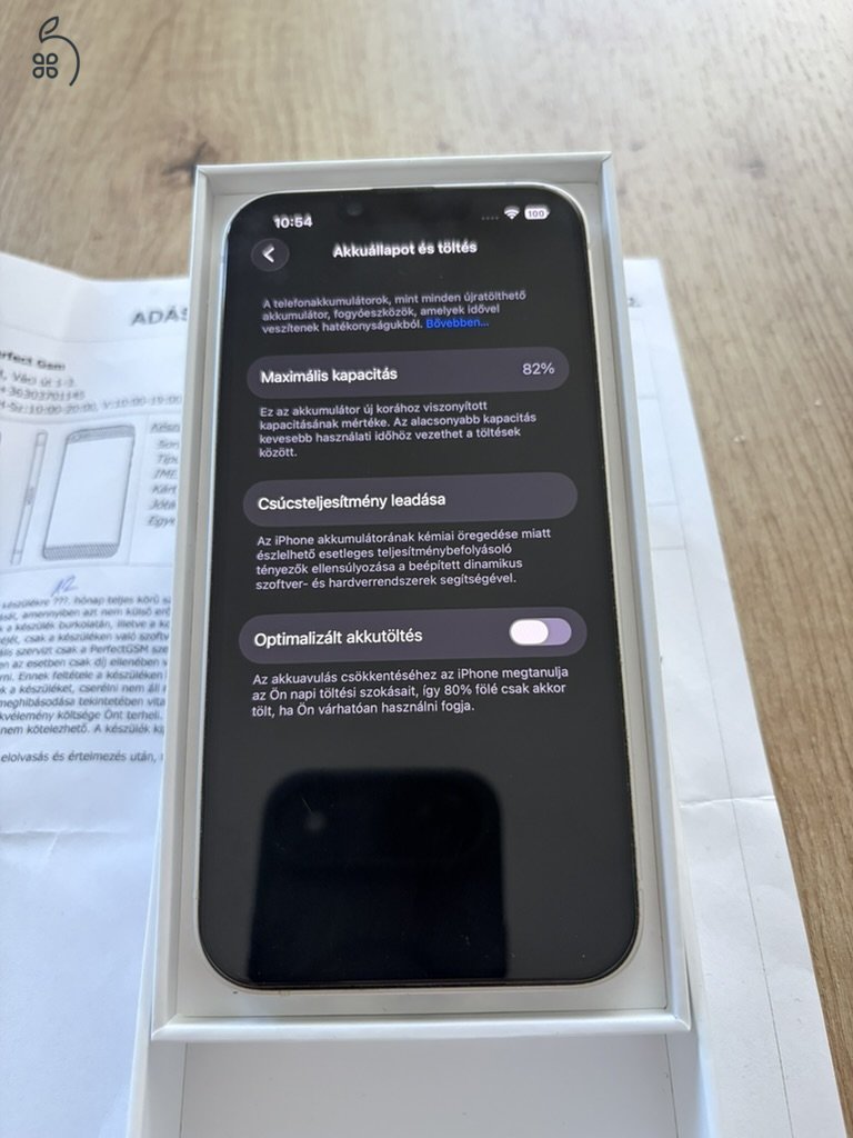 Iphone 14 kártyafüggetlen 128 gb fehér hibátlan