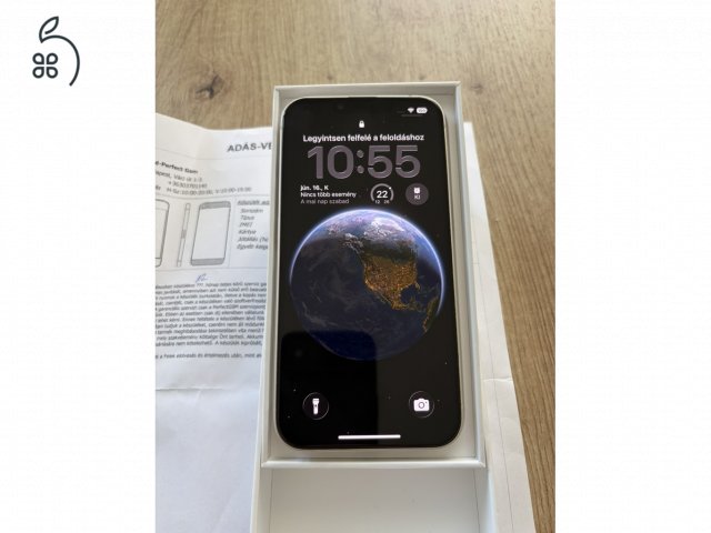 Iphone 14 kártyafüggetlen 128 gb fehér hibátlan