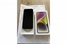 Iphone 14 kártyafüggetlen 128 gb fehér hibátlan