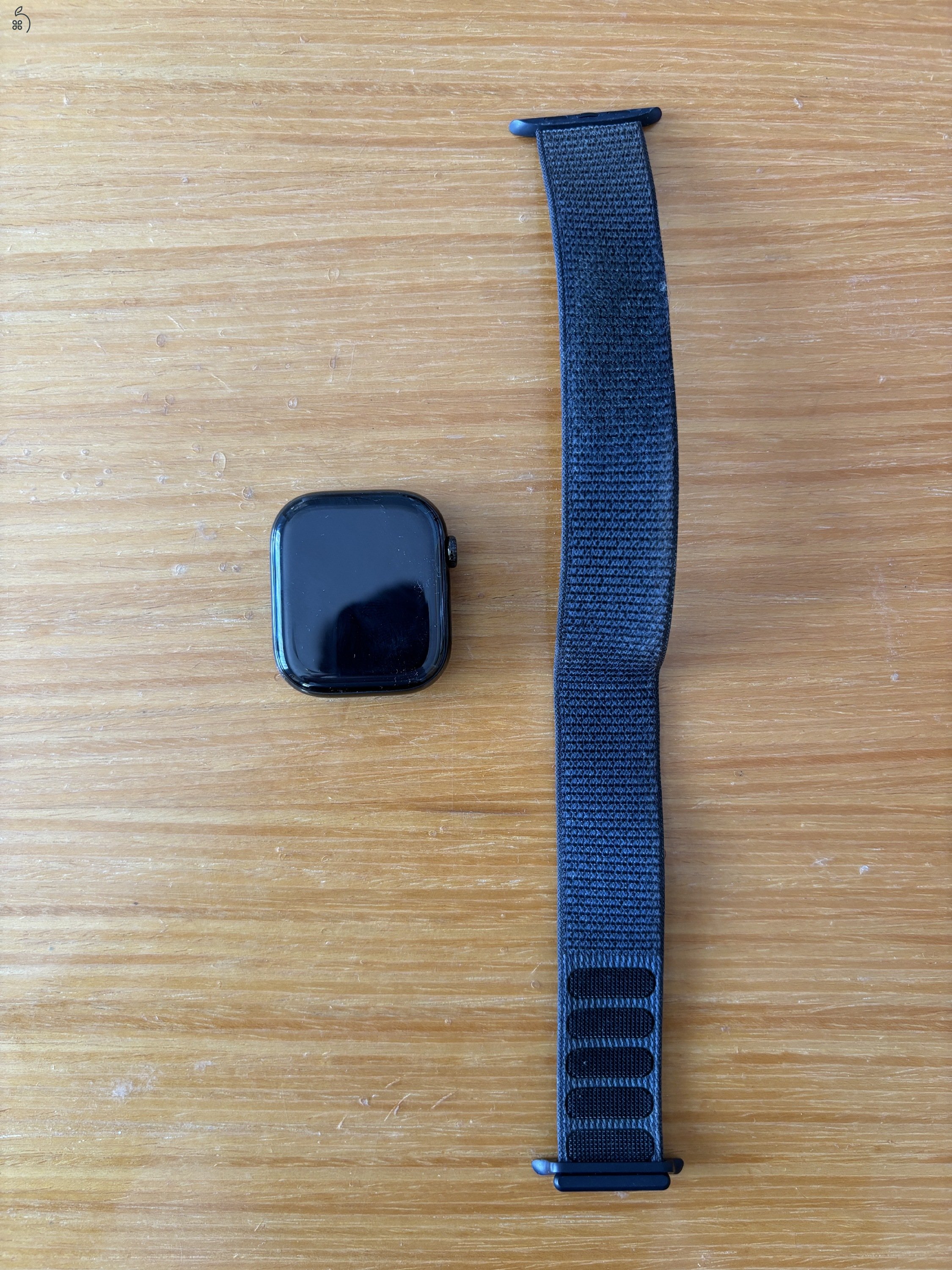 Apple Watch Series 10 46mm, fekete, Titanium, Cellular+GPS, 91% akkumlátor