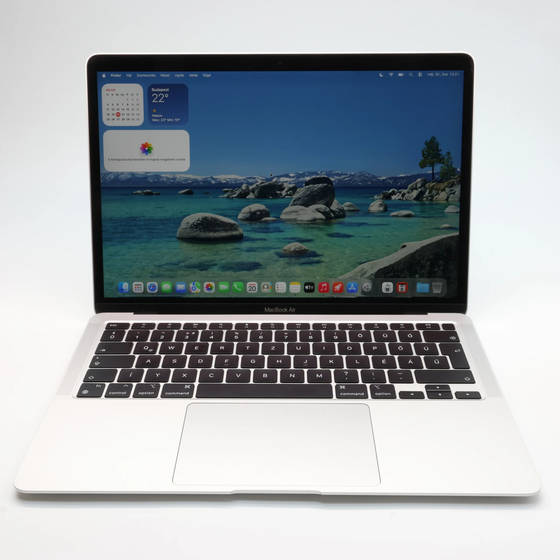Apple MacBook Air 13″ 2020 M1 256 GB SSD 8 GB RAM Silver 100% HUN Bill