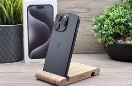 iPhone 15 Pro Black Titanium 256GB 2 ÉV Garanciával 90%