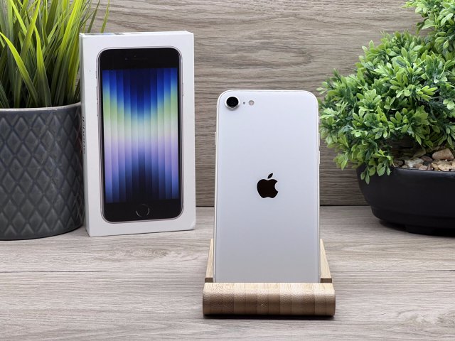 Hibátlan iPhone SE 2022 White 64GB 2 ÉV Garanciával 100%
