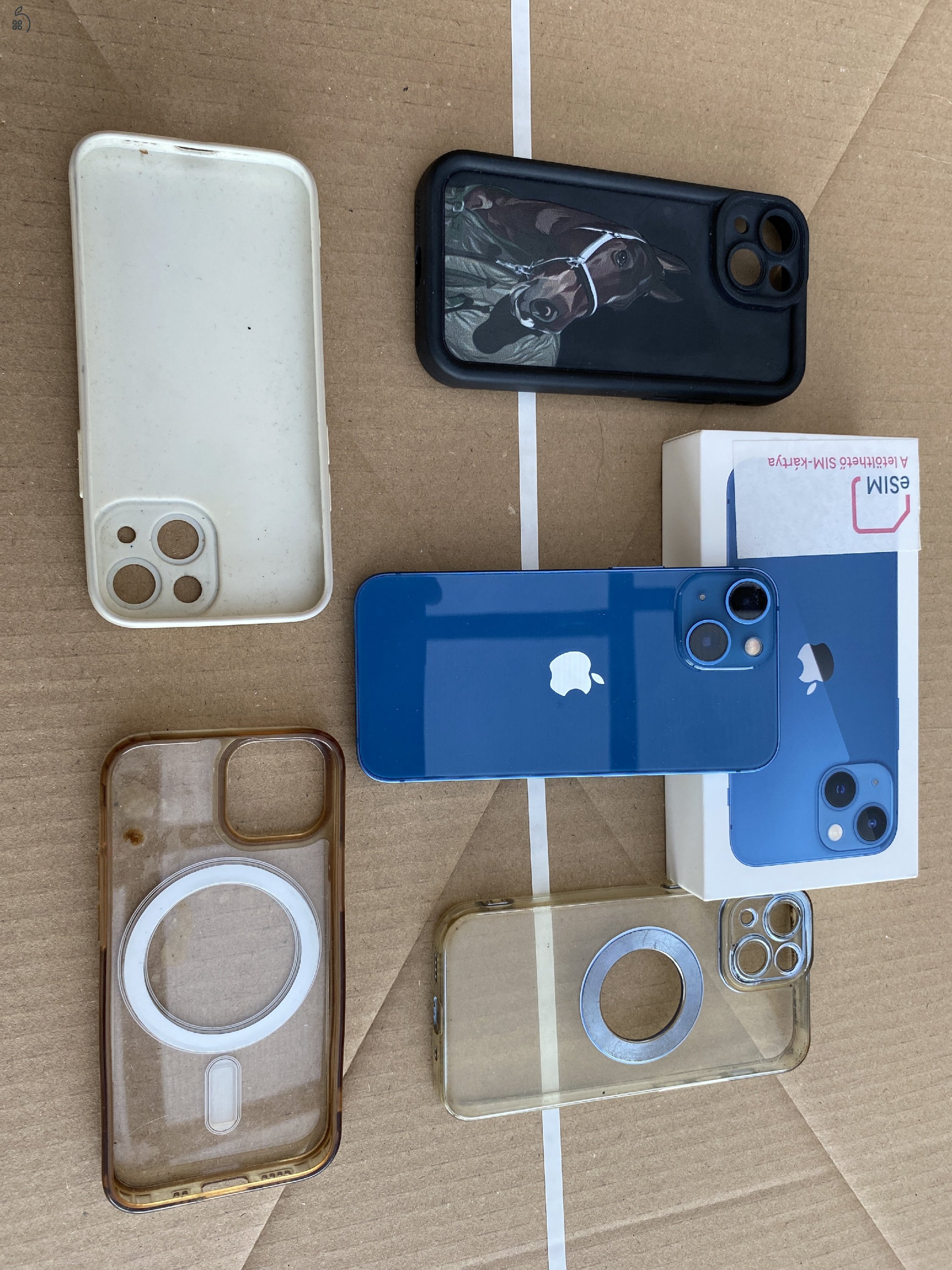 iPhone 13 mini  128 gb kék .