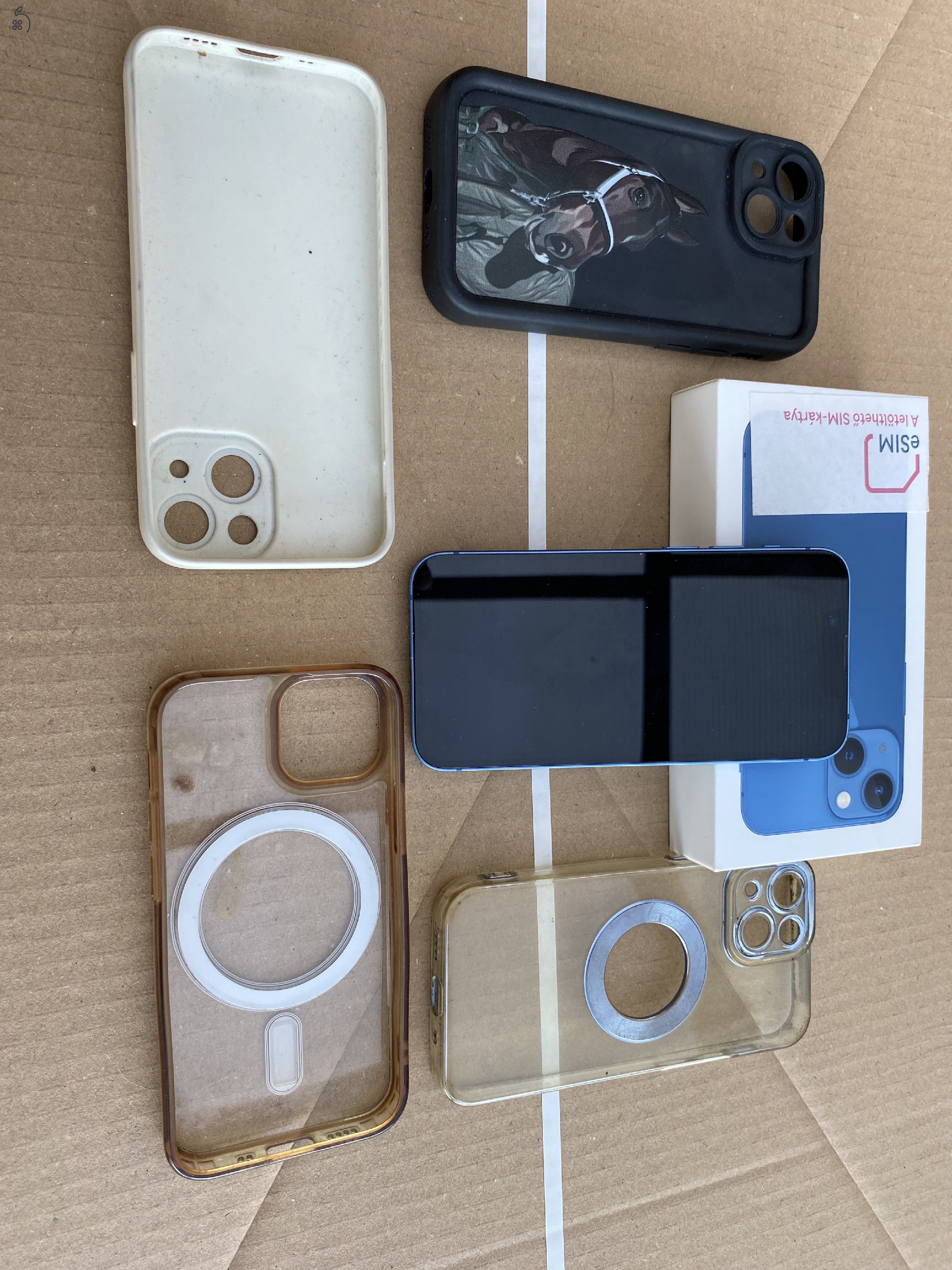 iPhone 13 mini  128 gb kék .
