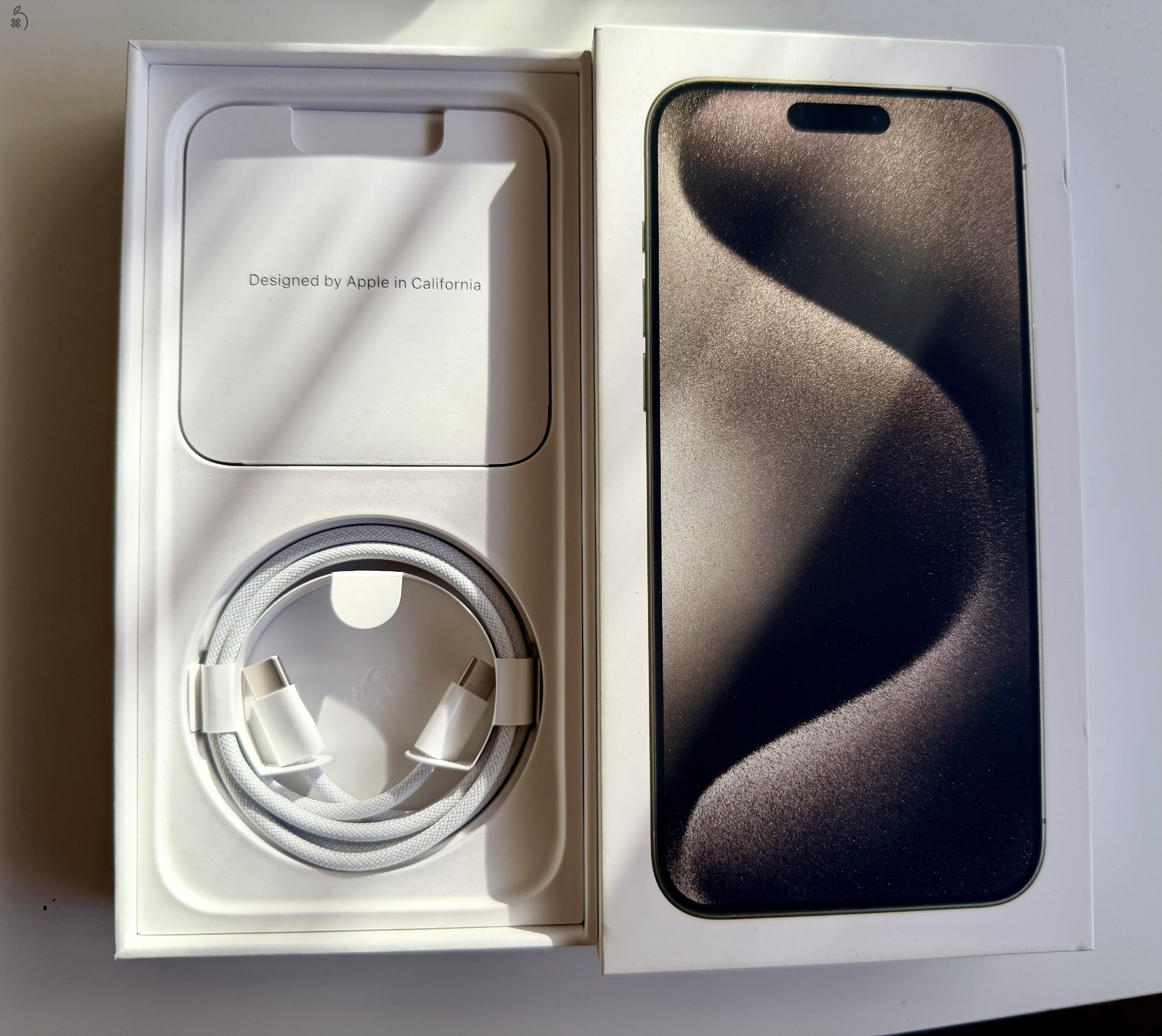 független iPhone 15 pro max 256gb Natural titanium