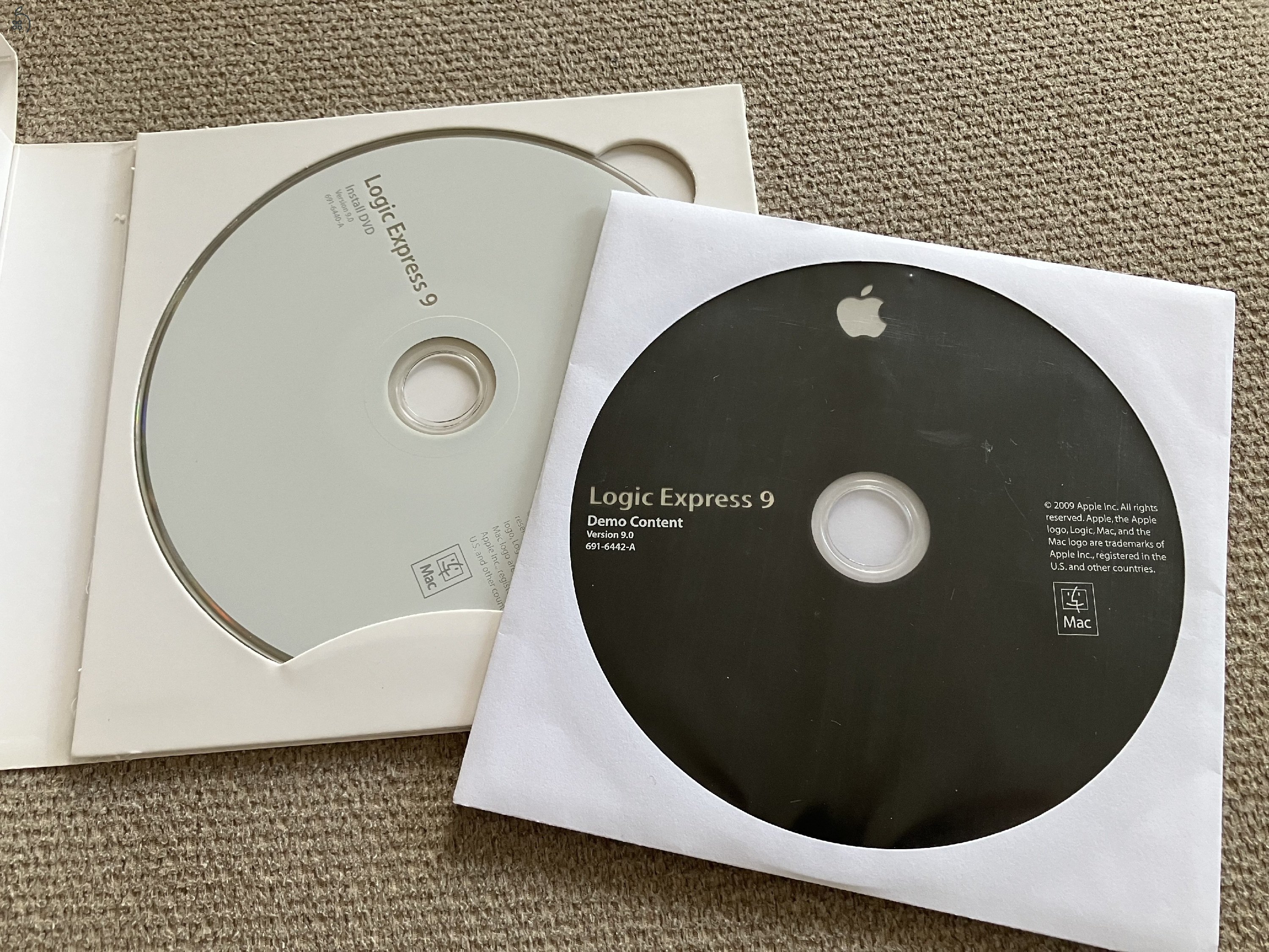Apple Logic Express 9 zeneszerkesztő program 2 DVD