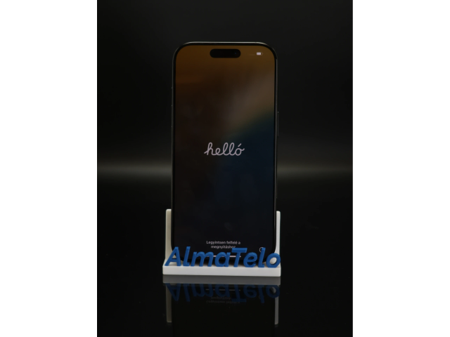Apple iPhone 16 Pro 128 GB Black Titanium 98% akku - 12 HÓ GARANCIA
