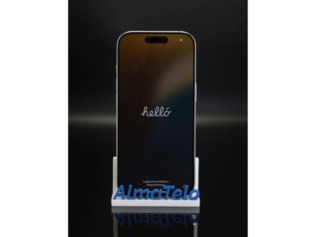 Apple iPhone 16 Pro 128 GB White Titanium 90% akku - 12 HÓ GARANCIA
