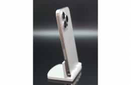 Apple iPhone 15 Pro eSIM 256 GB Natural Titanium 100% akku - 12 HÓ GARANCIA