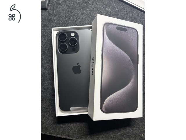 Eladó független iPhone 15Pro 128 GB Fekete - ÚJ!!!!!!