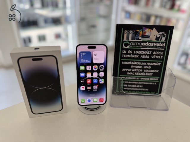 iPhone 14 Pro Max 256GB Független Használt/1 hónap gar./Akku 100%/p4925