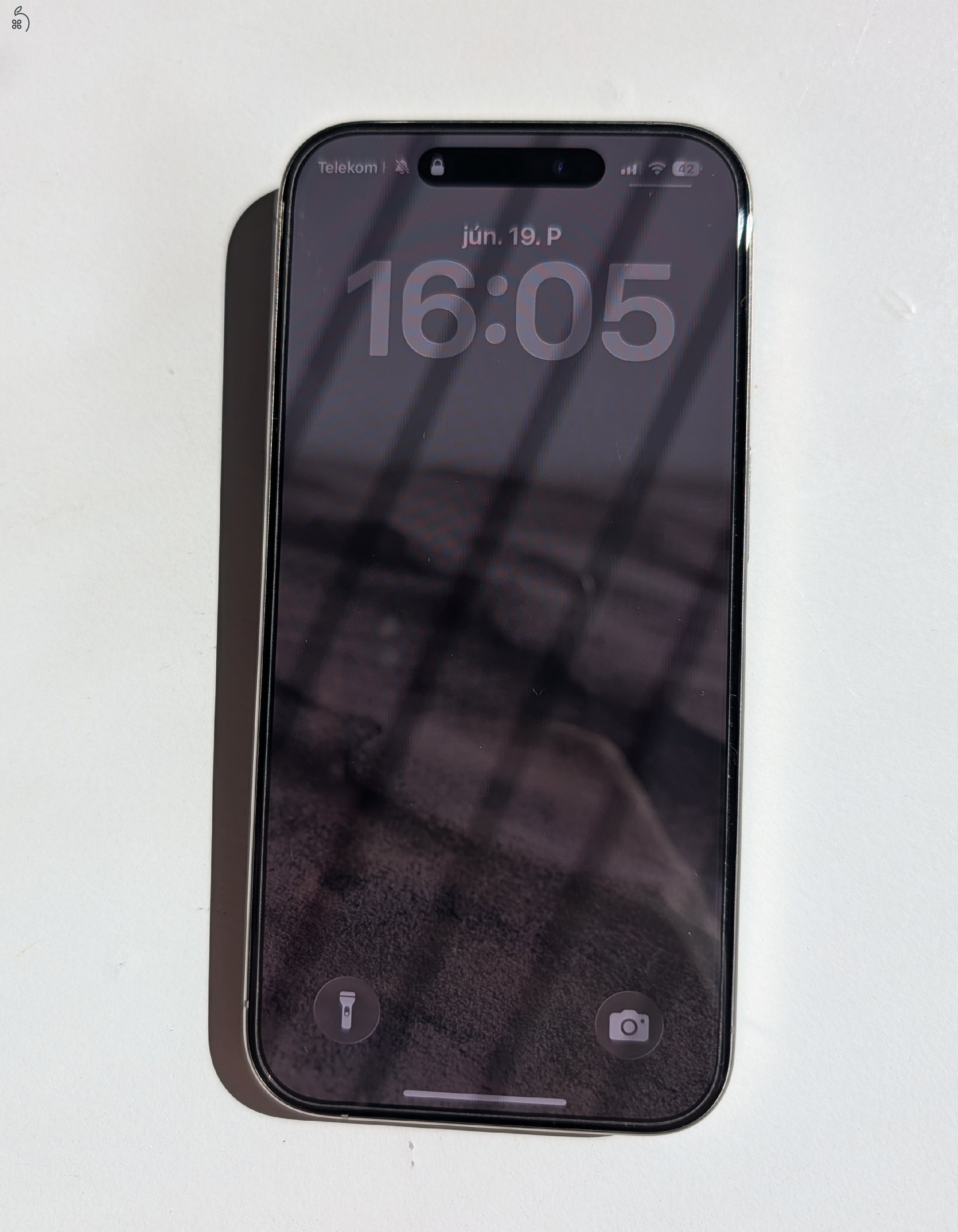ELADÓ iPhone 15 Pro 256 GB Natúr titán színben hibátlan állapotban