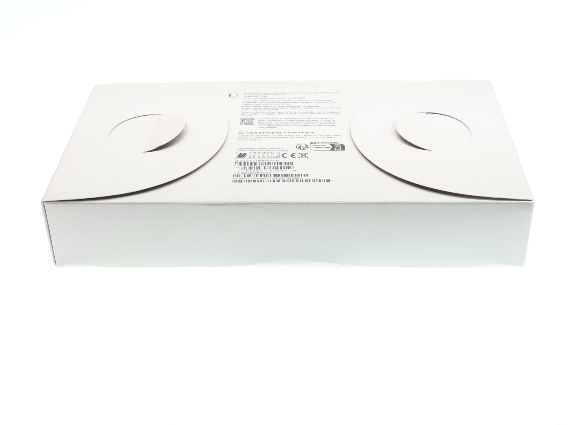 Apple Watch Ultra 3 GPS + Cellular 49mm Natural 100% akku - 12 HÓ GARANCIA