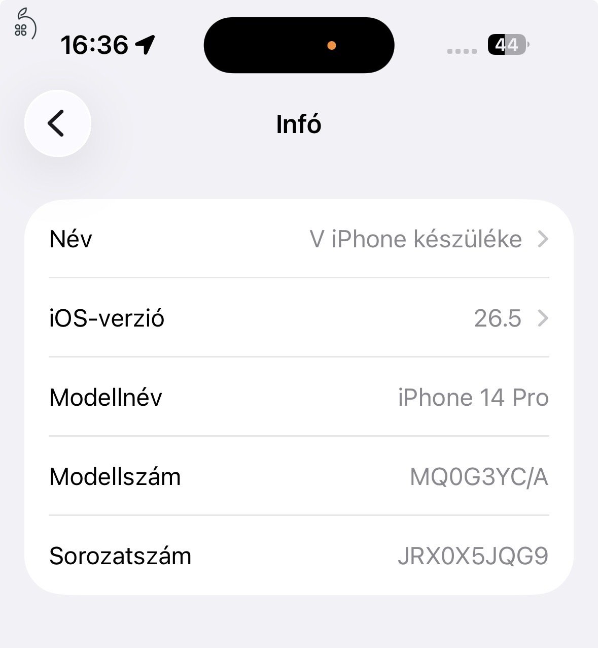 ELADÓ iPhone 14 Pro 128 GB sötétlila