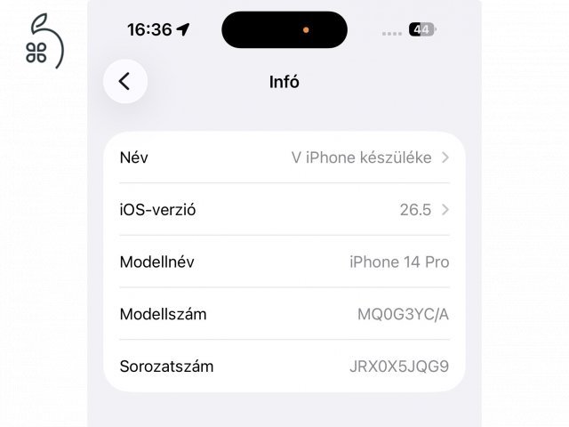ELADÓ iPhone 14 Pro 128 GB sötétlila