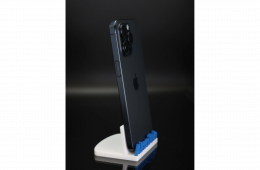 Apple iPhone 15 Pro Max 256 GB Blue Titanium 100% akku - 12 HÓ GARANCIA