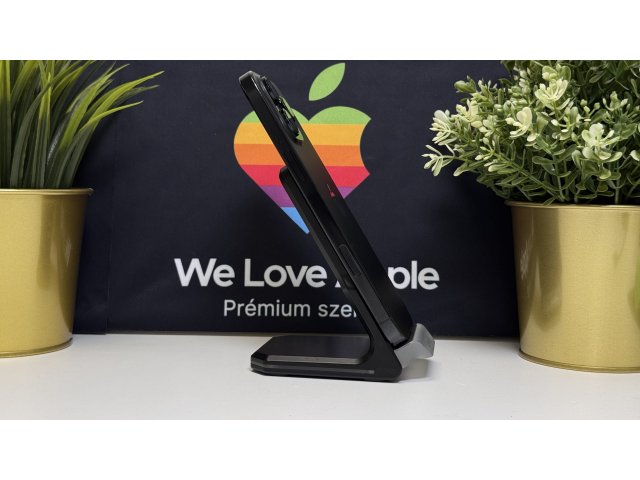 iPhone 16 Pro Max 512GB, Fekete Titán, Független, Számla, 2 Év Garancia, 93%