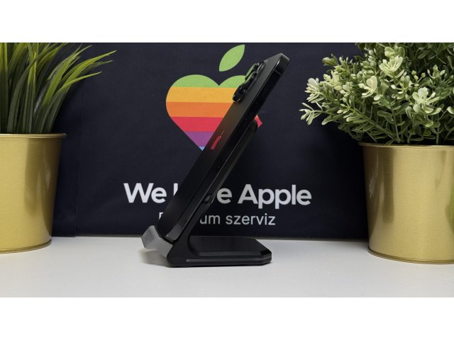 iPhone 16 Pro Max 512GB, Fekete Titán, Független, Számla, 2 Év Garancia, 93%