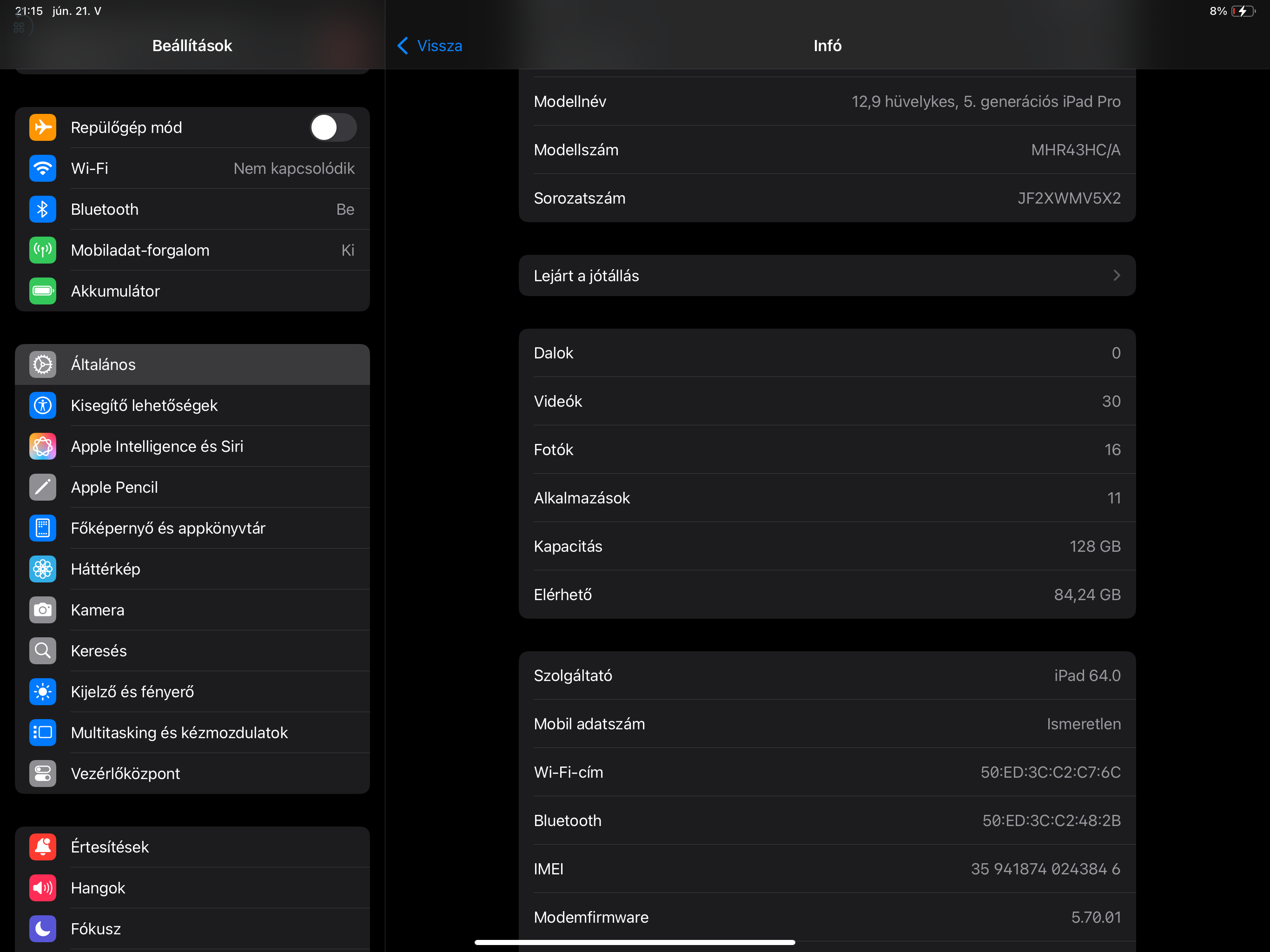 Ipad pro 12.9 wifi+cellular Apple Pencil+tok+üvegfólia