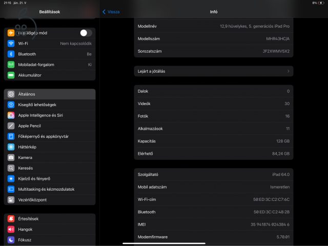 Ipad pro 12.9 wifi+cellular Apple Pencil+tok+üvegfólia