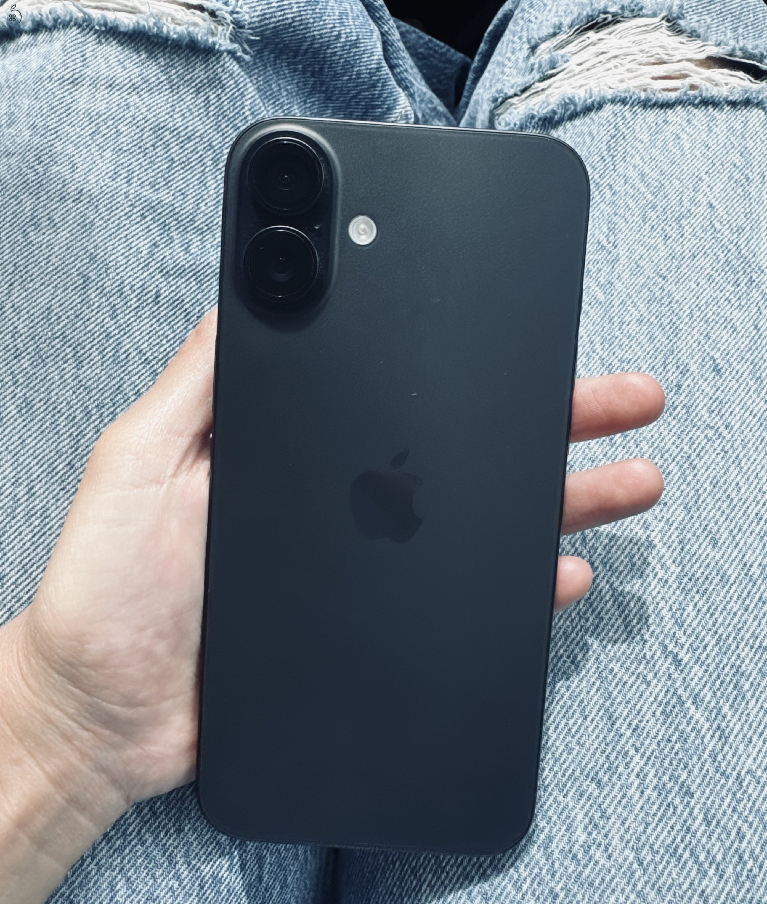 Iphone 16 Plus 128 GB fekete 100%-os akksi