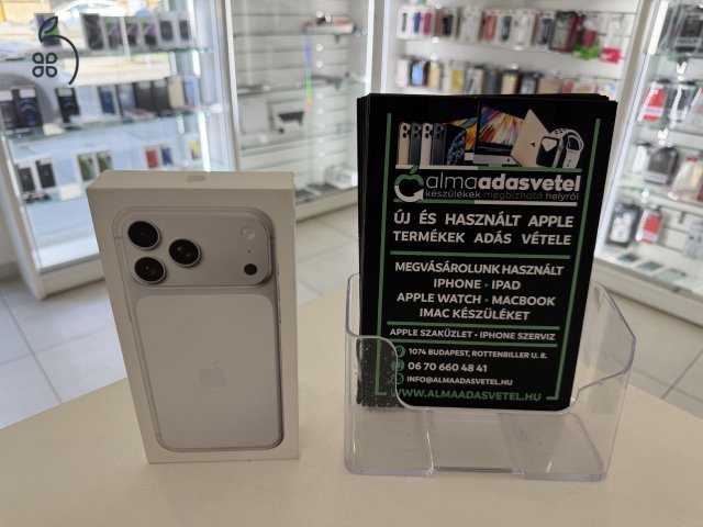 Új Bontatlan iPhone 17 Pro Max 256GB Független 1 Év Apple Garancia/