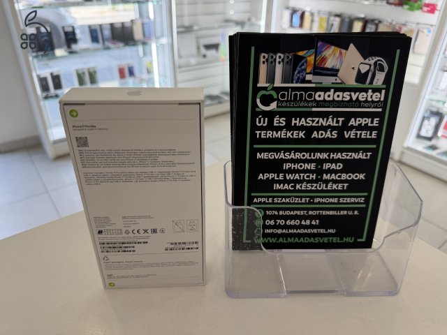 Új Bontatlan iPhone 17 Pro Max 256GB Független 1 Év Apple Garancia/