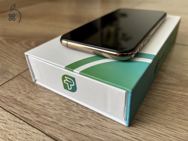 iPhone XS 64 GB, arany színben, újszerű állapotban. 100% akku