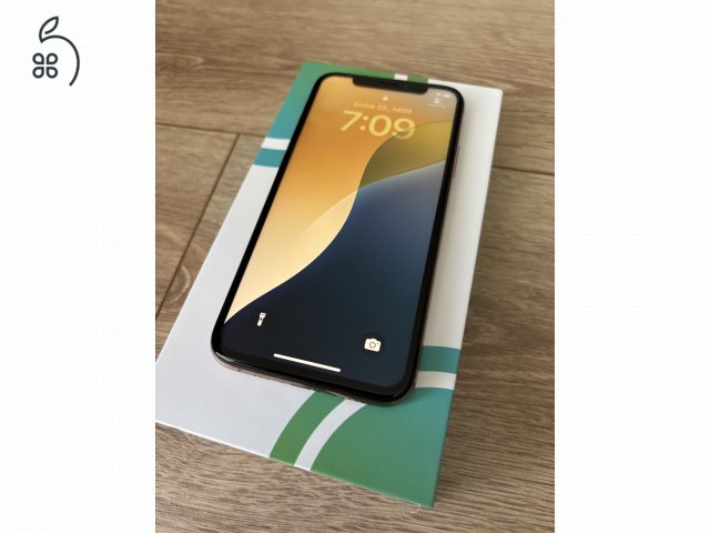 iPhone XS 64 GB, arany színben, újszerű állapotban. 100% akku