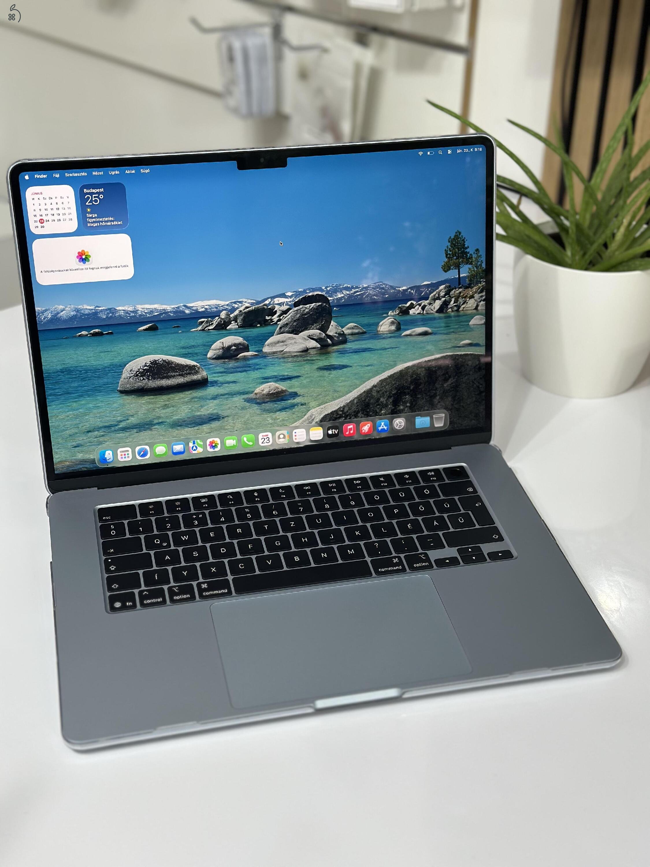 MacBook Air 16GB egyesített memória 256GB SSD 100% akkumulátor Újszerű állapot