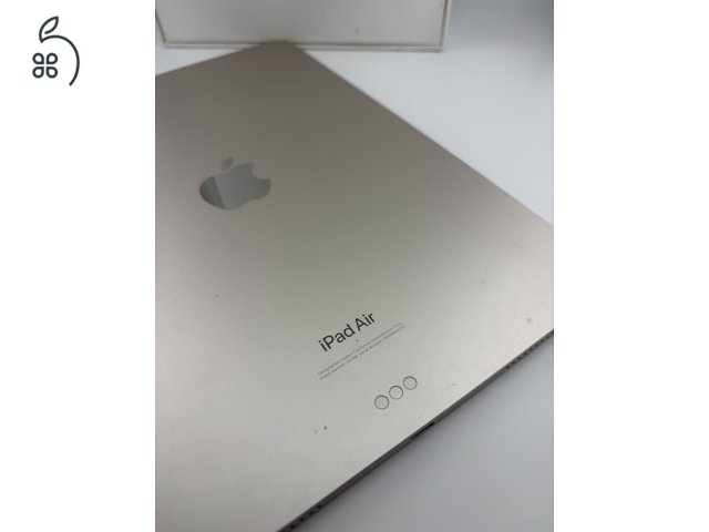 iPad Air 5 (M1) – Ritka 256GB tárhely – Starlight – Karcmentes, dobozában