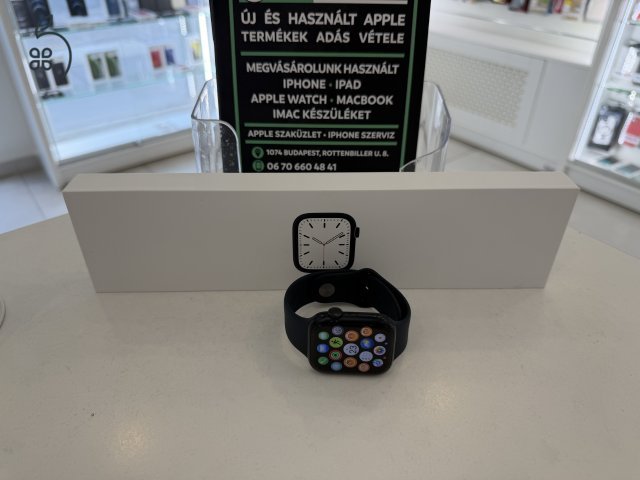 Apple Watch 7 45mm Megkímélt/1 hónap gar./Akku 81%/p4929