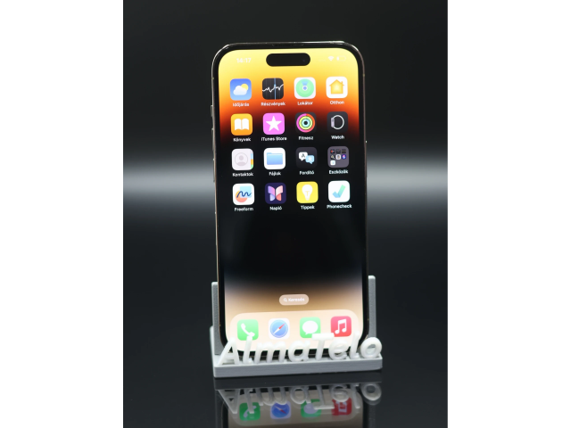Apple iPhone 14 Pro eSIM 256 GB Gold 100% akku - 12 HÓ GARANCIA