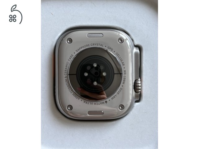 Apple Watch Ultra 3 GPS + Cellular 49mm natural titan case, Blue trail loop