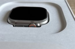 Apple Watch Ultra 3 GPS + Cellular 49mm natural titan case, Blue trail loop