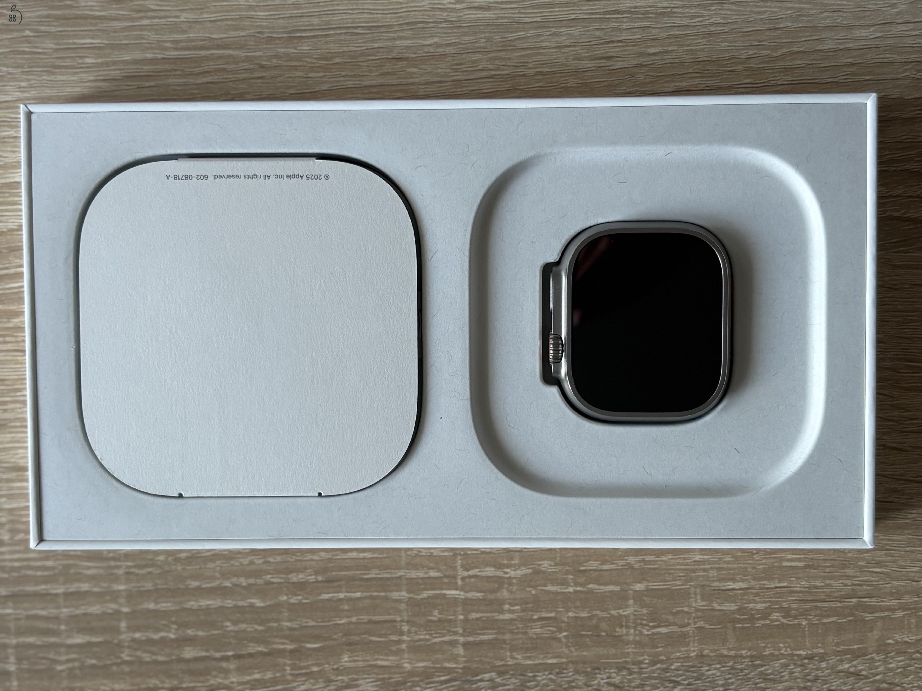 Apple Watch Ultra 3 GPS + Cellular 49mm natural titan case, Blue trail loop