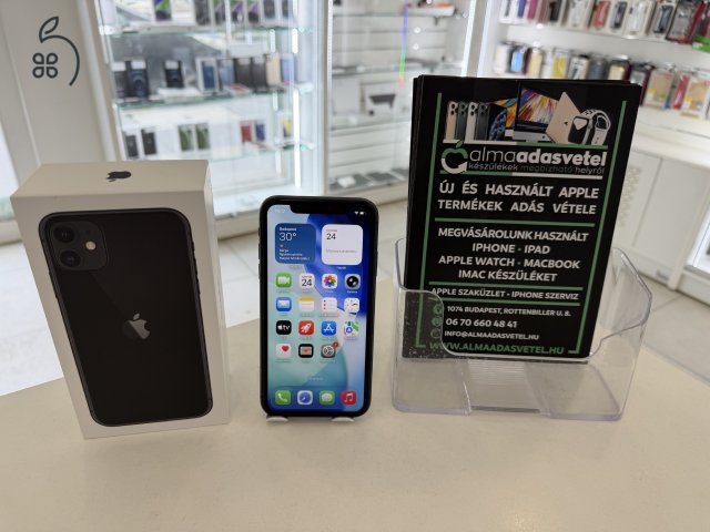 iPhone 11 64GB Független Használt/1 hónap gar./Akku 100%/p4935