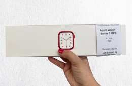 Apple Watch Series 7 41 mm red 86% akku garanciával (26/26) iSzerelés.hu