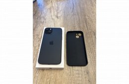 Iphone 15 plus, 128gb, fekete, garis, karcmentes, újszerű!