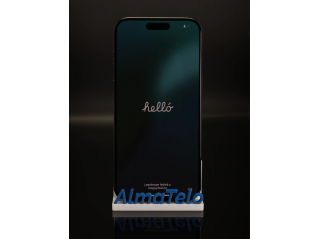 Apple iPhone 15 Pro Max 256 GB Blue Titanium 100% akku - 12 HÓ GARANCIA