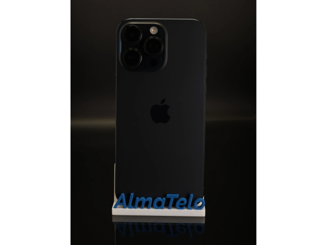 Apple iPhone 15 Pro Max 256 GB Blue Titanium 100% akku - 12 HÓ GARANCIA
