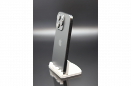 Apple iPhone 15 Pro Max eSIM 256 GB Black Titanium 100% akku - 12 HÓ GARANCIA